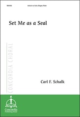 Set Me as a Seal Unison choral sheet music cover
